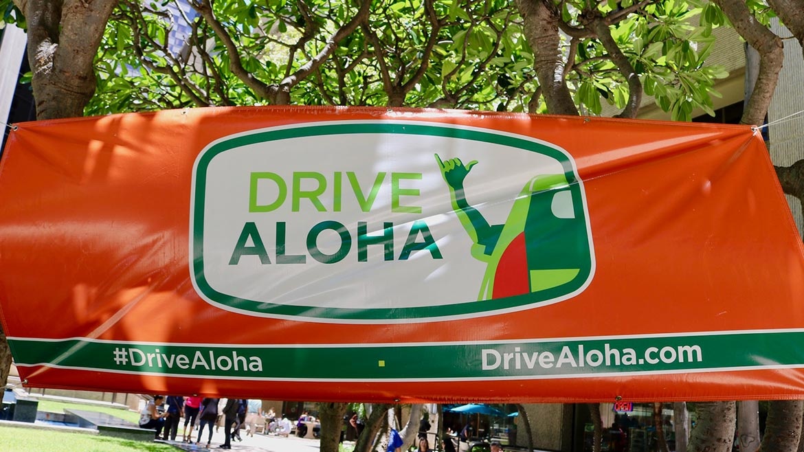 August is Drive Aloha Month