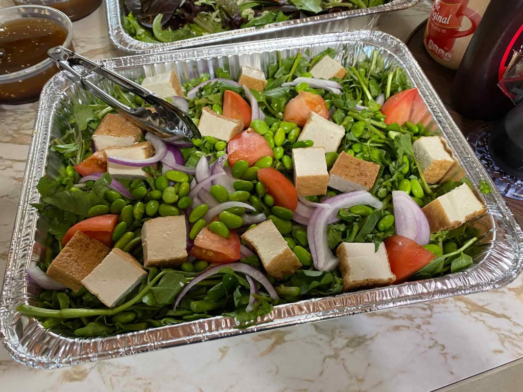 3660 watercress and tofu salad - support local businesses