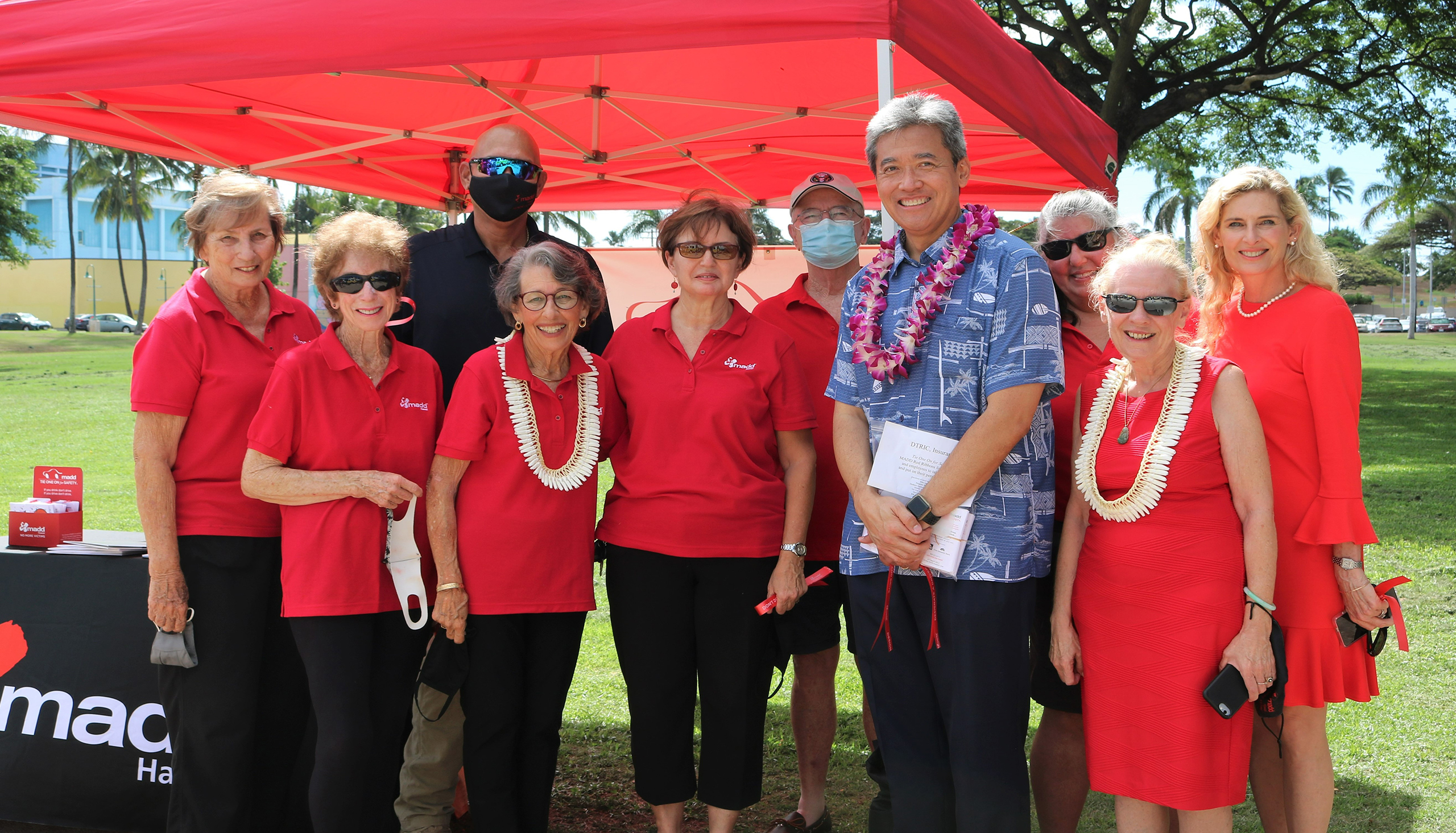 DTRIC Partners with MADD HAWAII for Annual “Tie One On for Safety” Campaign 