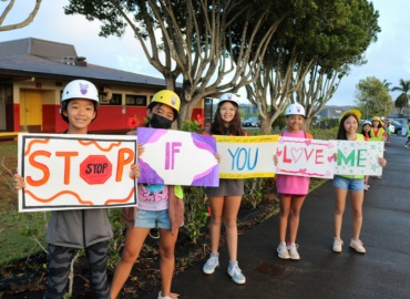 DTRIC Insurance Teams Up With Mililani Waena Elementary During DOE’s “Stop If You Love Me” Traffic Safety Week